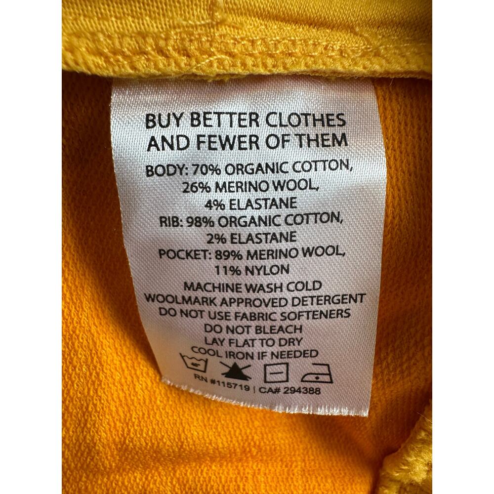 Ibex Women's Tranquil Hoodie Sweatshirt Cotton Wool Blend M - Picture 4 of 10